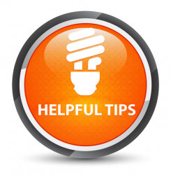 Lightbulb with Helpful Tips